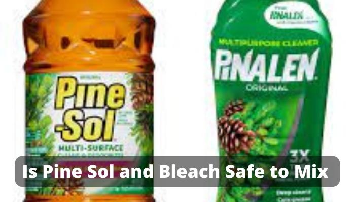 Is Pine Sol and Bleach Safe to Mix